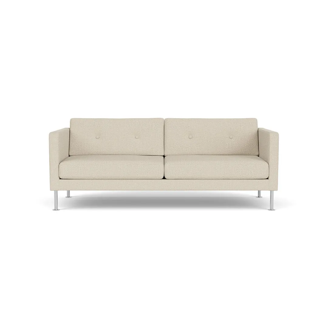 Unit10 L42 Firhøj - 2,5 pers. sofa - Stål - Beige (00)- 2,5 Personers Sofa
