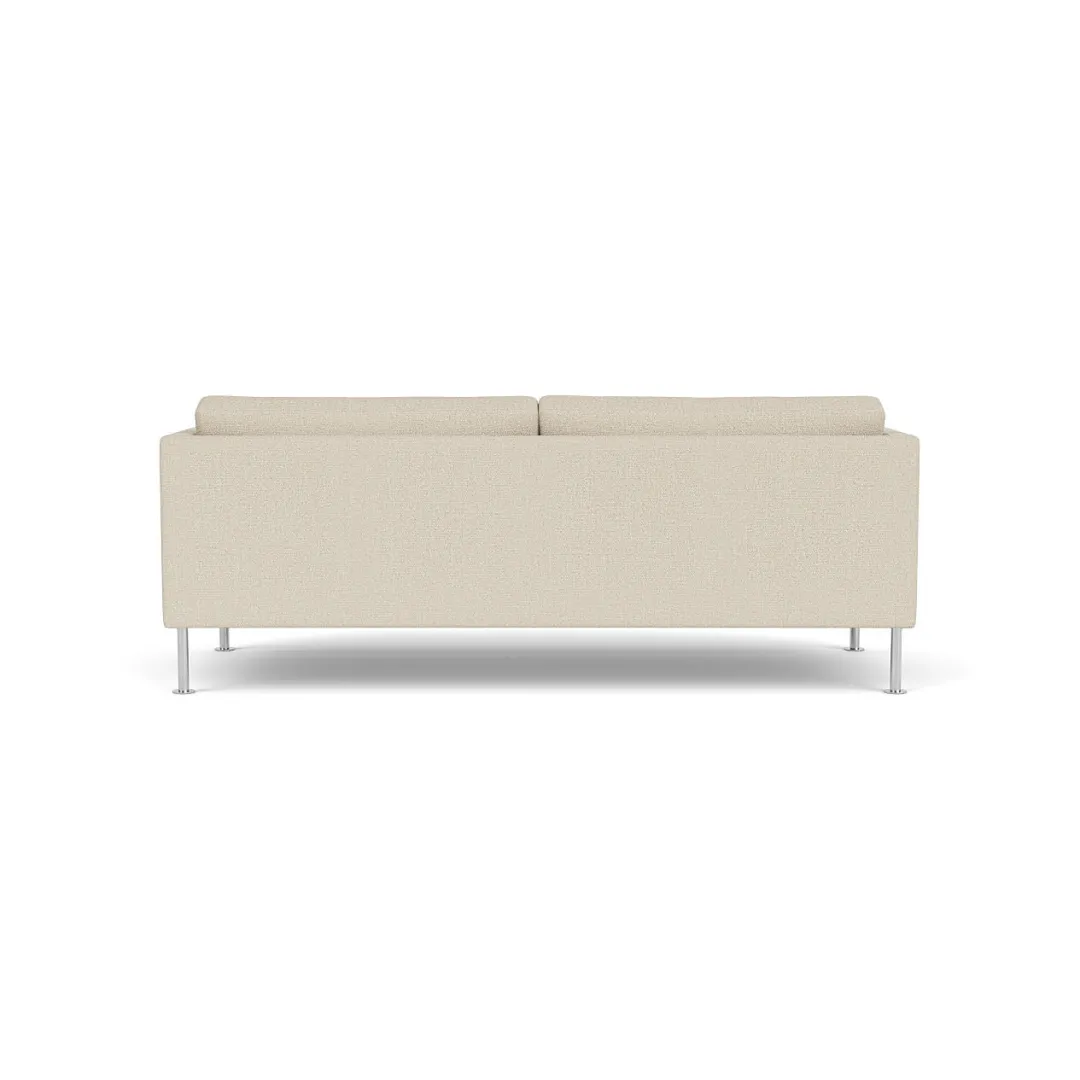 Unit10 L42 Firhøj - 2,5 pers. sofa - Stål - Beige (00)- 2,5 Personers Sofa