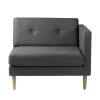 Unit10 L42 Firhøj - Højre modul 90 - Eg - Dark Grey- Modulsofaer