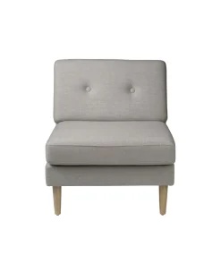 Unit10 L42 Firhøj - Midtermodul 70 - Eg - Grey Beige- Modulsofaer