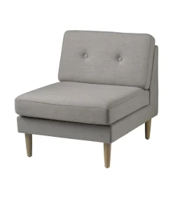 Unit10 L42 Firhøj - Midtermodul 70 - Eg - Grey Beige- Modulsofaer