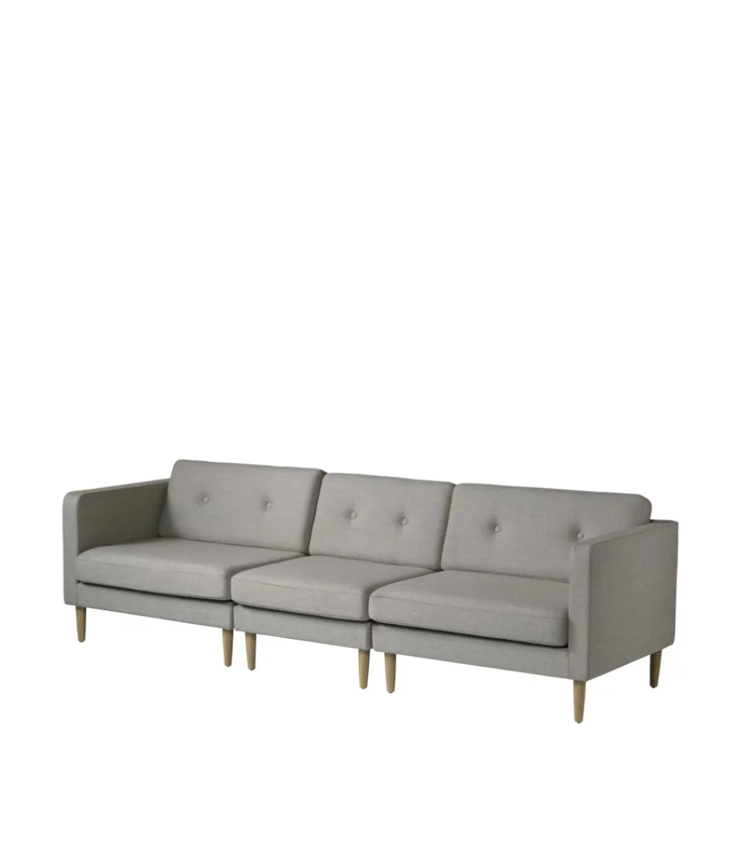 Unit10 L42 Firhøj - Midtermodul 70 - Eg - Grey Beige- Modulsofaer