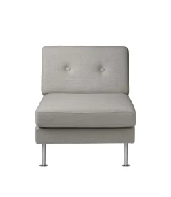 Unit10 L42 Firhøj - Midtermodul 70 - Stål - Grey Beige- Modulsofaer