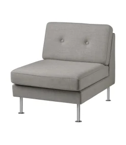 Unit10 L42 Firhøj - Midtermodul 70 - Stål - Grey Beige- Modulsofaer