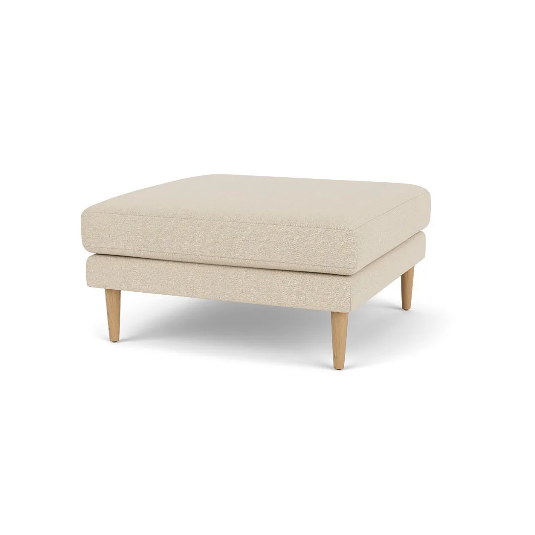 Unit10 L42 Firhøj - Puf - Eg - Beige (90)- 3 Personers Sofa|2,5 Personers Sofa