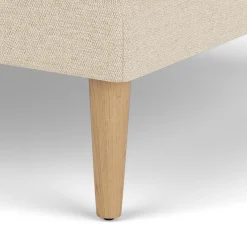 Unit10 L42 Firhøj - Puf - Eg - Beige (90)- 3 Personers Sofa|2,5 Personers Sofa