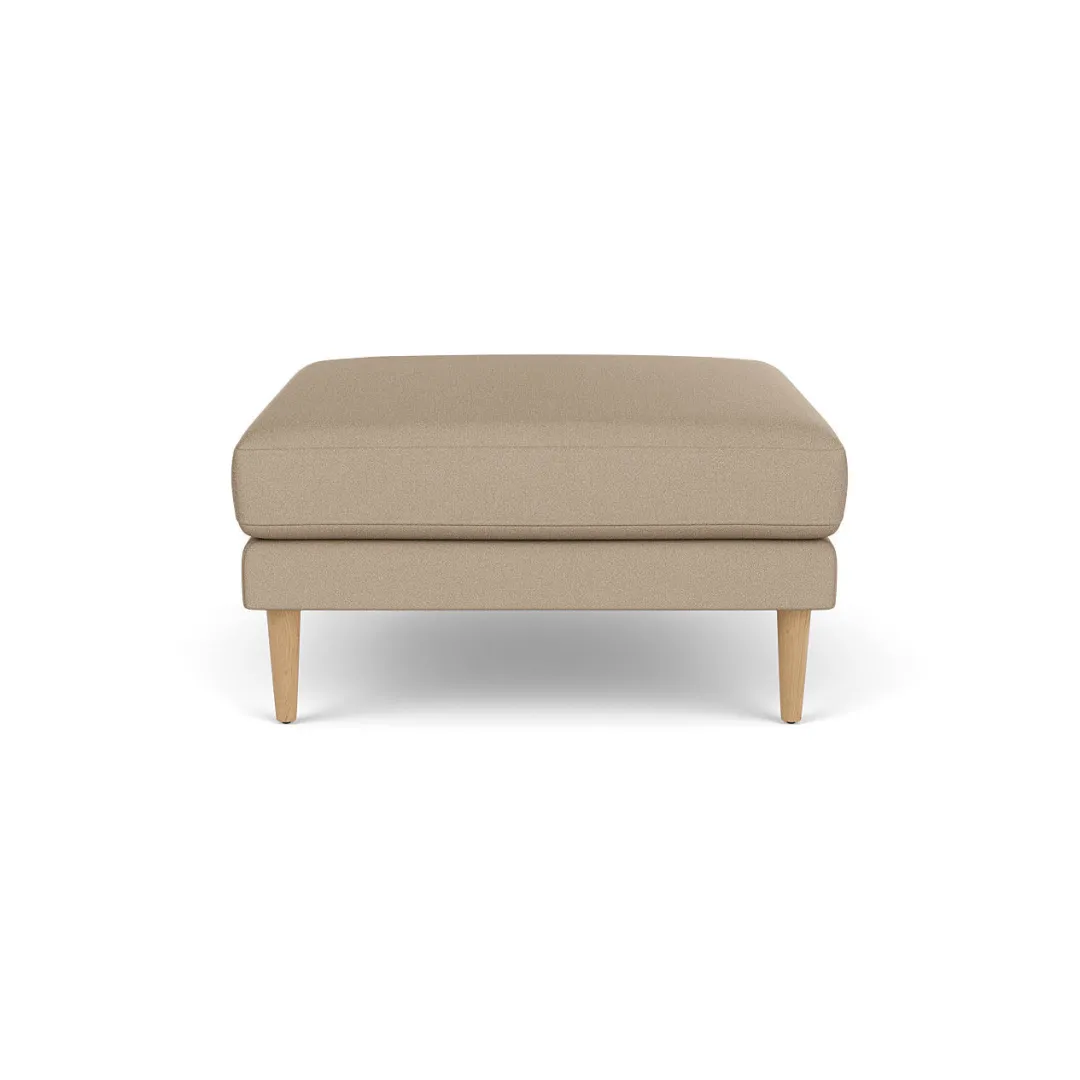 Unit10 L42 Firhøj - Puf - Eg - Beige (61252)- 3 Personers Sofa|2,5 Personers Sofa