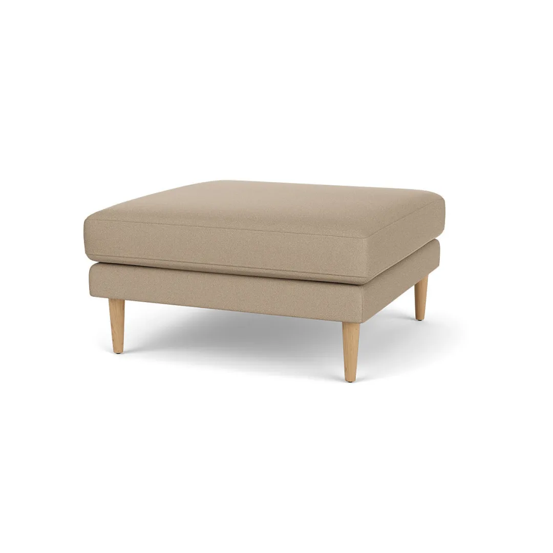 Unit10 L42 Firhøj - Puf - Eg - Beige (61252)- 3 Personers Sofa|2,5 Personers Sofa