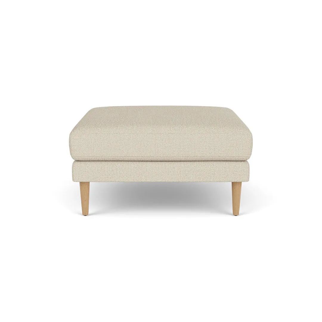 Unit10 L42 Firhøj - Puf - Eg - Beige (00)- 3 Personers Sofa|2,5 Personers Sofa