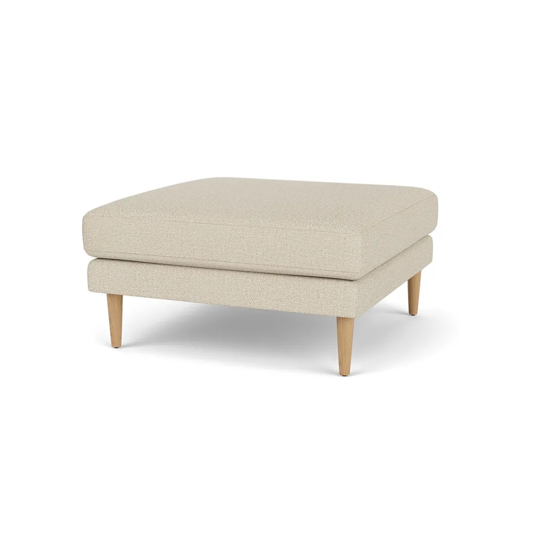 Unit10 L42 Firhøj - Puf - Eg - Beige (00)- 3 Personers Sofa|2,5 Personers Sofa