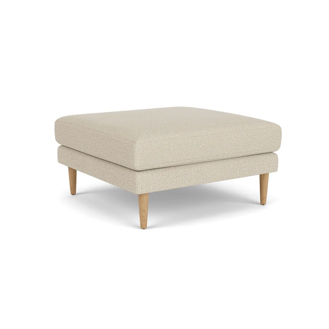 Unit10 L42 Firhøj - Puf - Eg - Beige (00)- 3 Personers Sofa|2,5 Personers Sofa