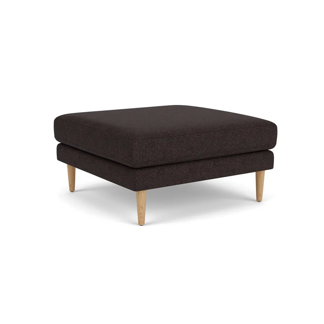 Unit10 L42 Firhøj - Puf - Eg - Black-Brown- 3 Personers Sofa|2,5 Personers Sofa