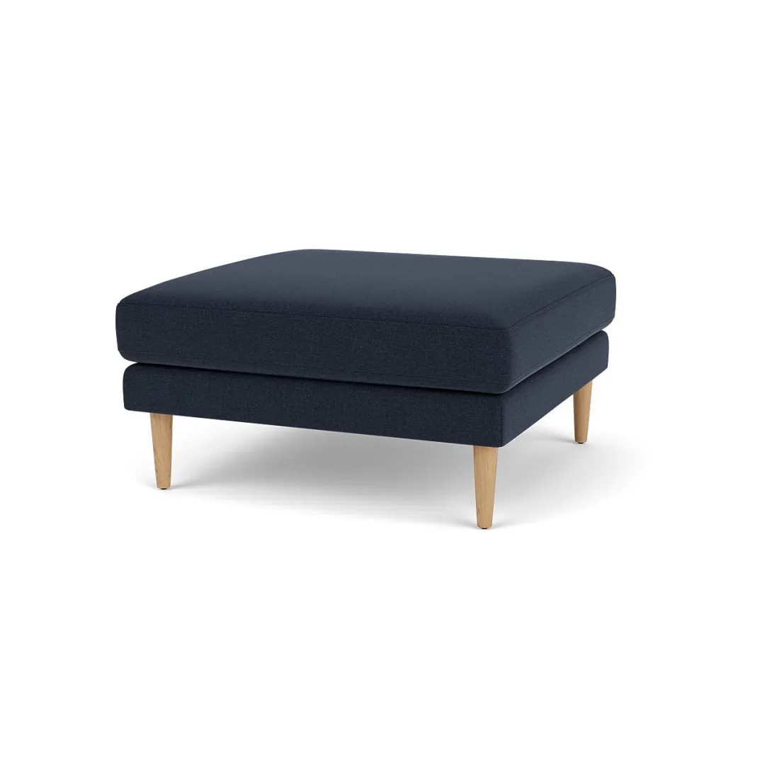 Unit10 L42 Firhøj - Puf - Eg - Dark Blue (36)- 3 Personers Sofa|2,5 Personers Sofa