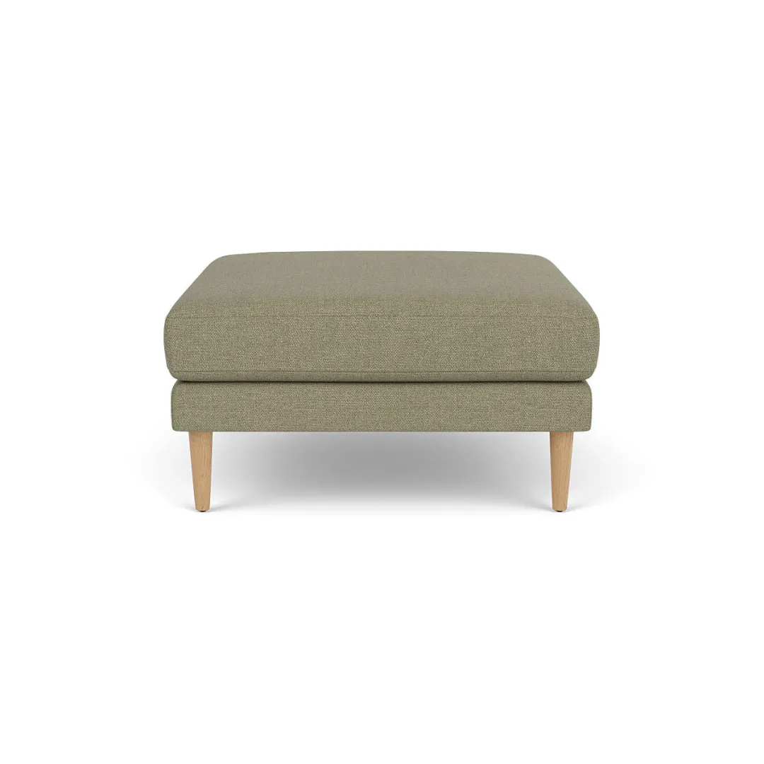 Unit10 L42 Firhøj - Puf - Eg - Green (58)- 3 Personers Sofa|2,5 Personers Sofa