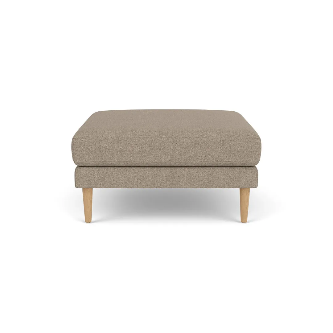 Unit10 L42 Firhøj - Puf - Eg - Light Grey (02)- 3 Personers Sofa|2,5 Personers Sofa