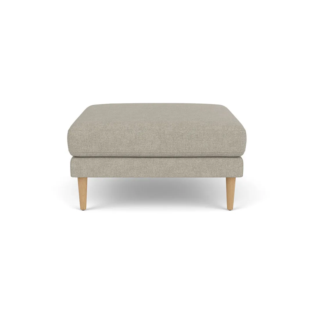 Unit10 L42 Firhøj - Puf - Eg - Light Grey (30)- 3 Personers Sofa|2,5 Personers Sofa