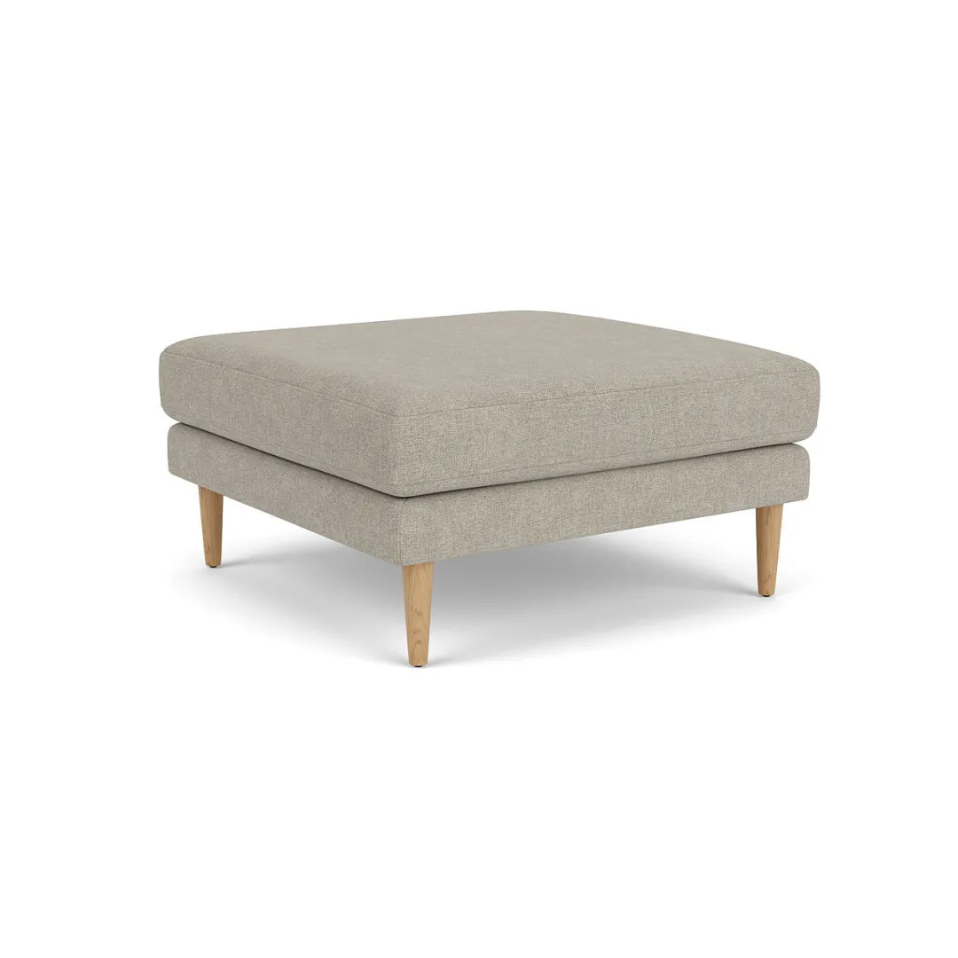 Unit10 L42 Firhøj - Puf - Eg - Light Grey (30)- 3 Personers Sofa|2,5 Personers Sofa