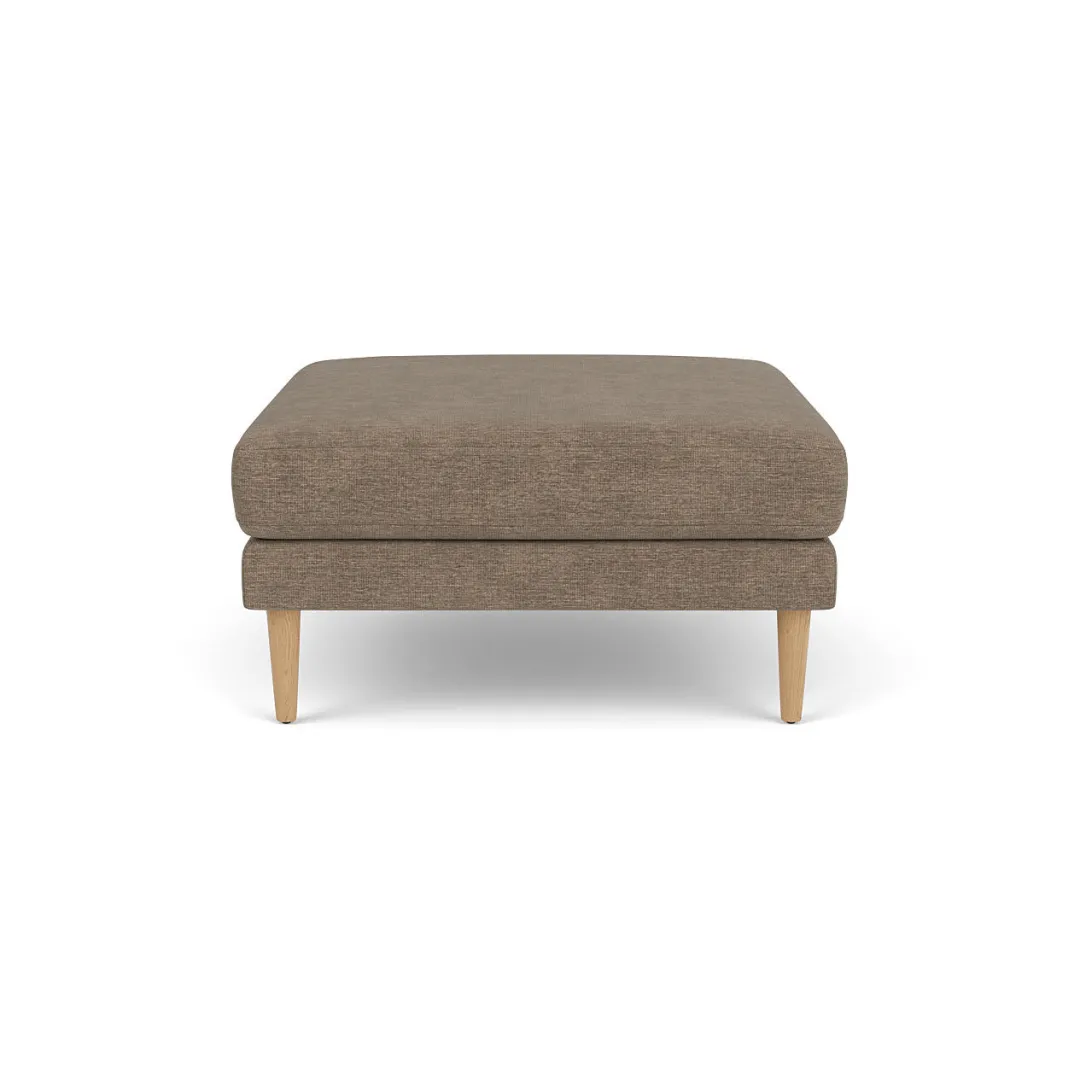 Unit10 L42 Firhøj - Puf - Eg - Taupe (233)- 3 Personers Sofa|2,5 Personers Sofa