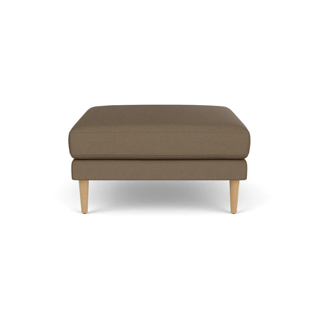 Unit10 L42 Firhøj - Puf - Eg - Taupe (61230)- 3 Personers Sofa|2,5 Personers Sofa