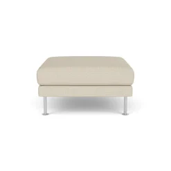 Unit10 L42 Firhøj - Puf - Stål - Beige (00)- 3 Personers Sofa|2,5 Personers Sofa