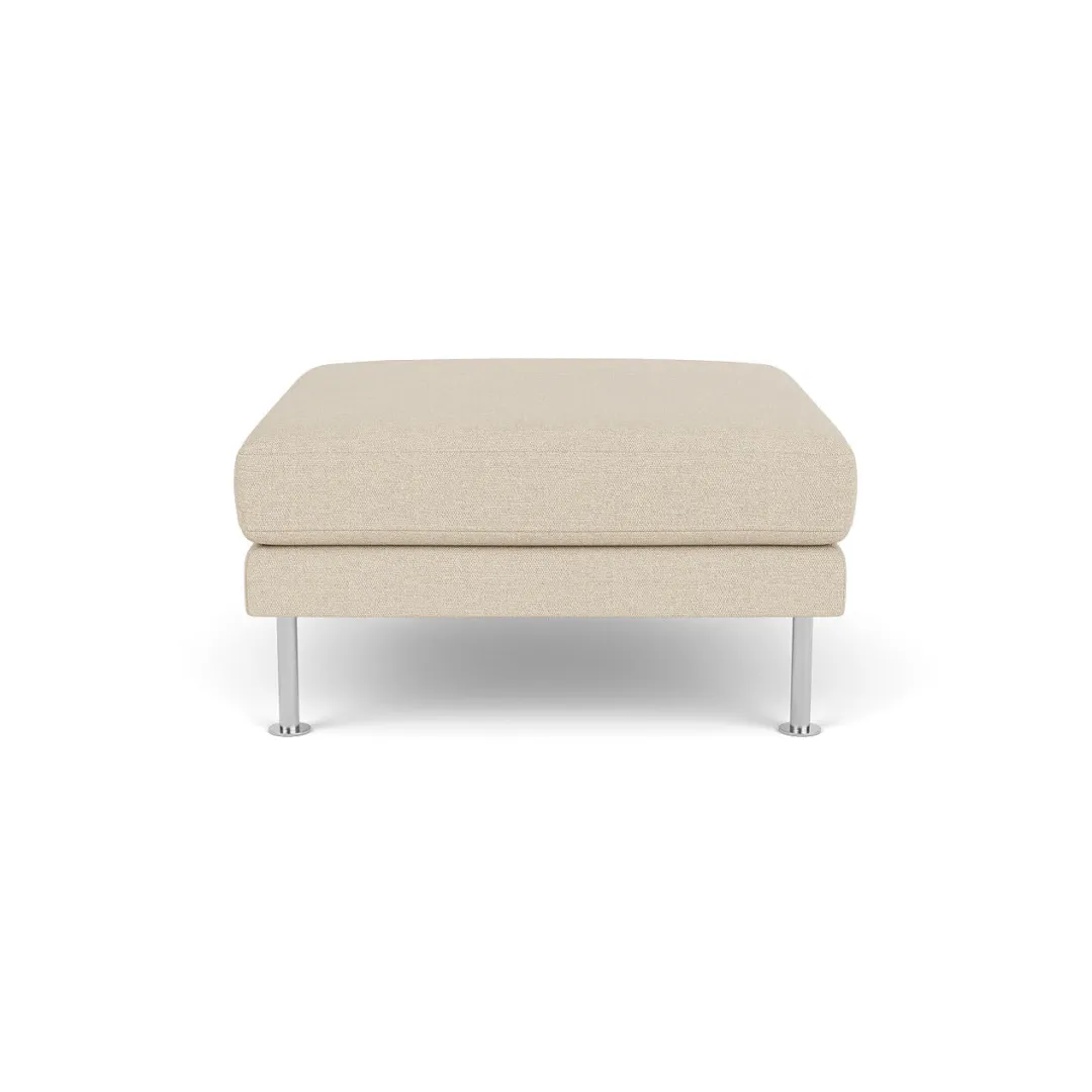 Unit10 L42 Firhøj - Puf - Stål - Beige (90)- 3 Personers Sofa|2,5 Personers Sofa