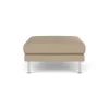 Unit10 L42 Firhøj - Puf - Stål - Beige (61252)- 3 Personers Sofa|2,5 Personers Sofa