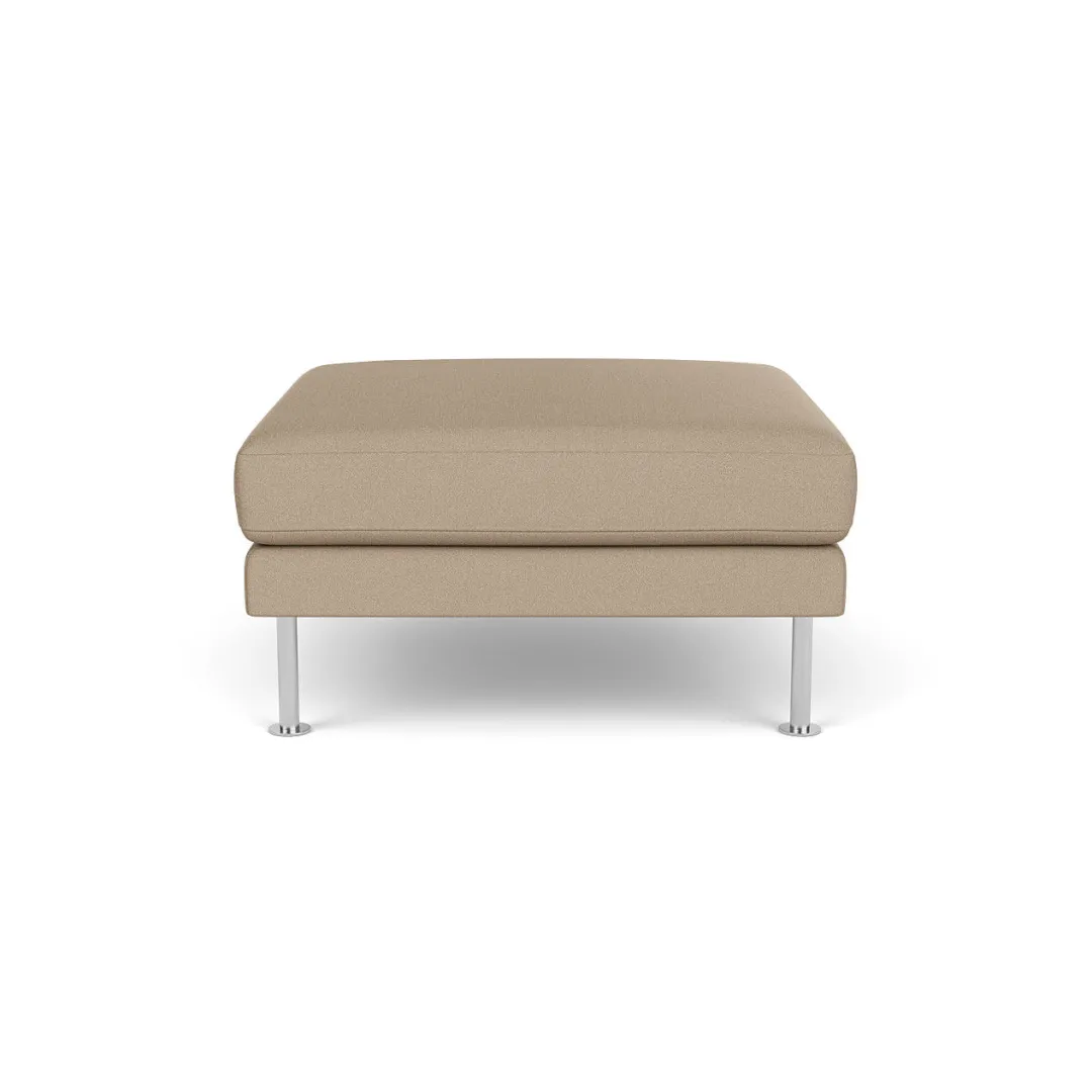 Unit10 L42 Firhøj - Puf - Stål - Beige (61252)- 3 Personers Sofa|2,5 Personers Sofa