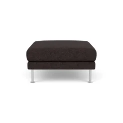 Unit10 L42 Firhøj - Puf - Stål - Black-Brown- 3 Personers Sofa|2,5 Personers Sofa