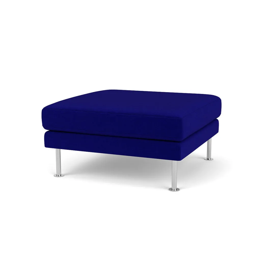Unit10 L42 Firhøj - Puf - Stål - Blue (43)- 3 Personers Sofa|2,5 Personers Sofa
