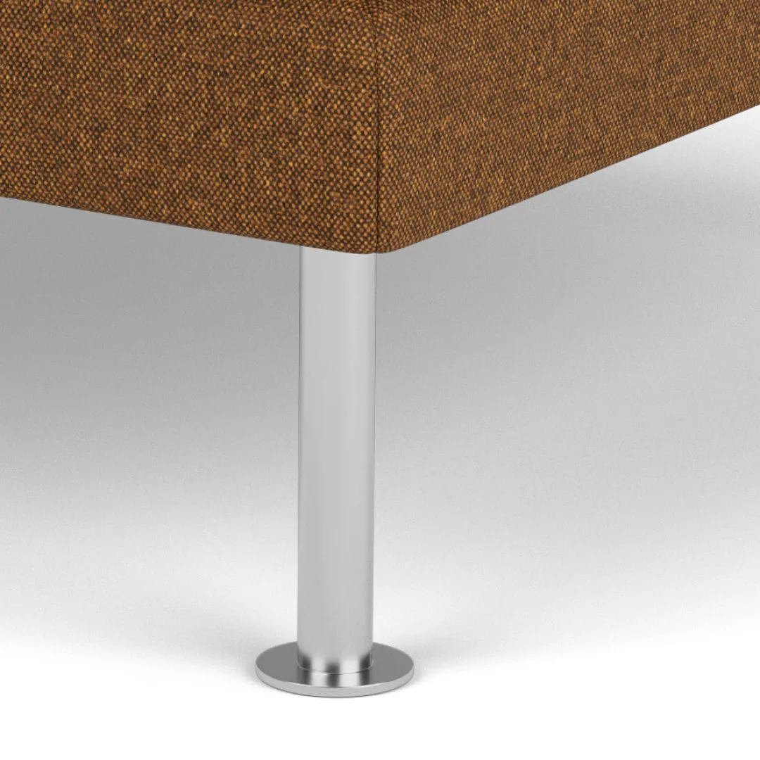 Unit10 L42 Firhøj - Puf - Stål - Brown (15)- 3 Personers Sofa|2,5 Personers Sofa