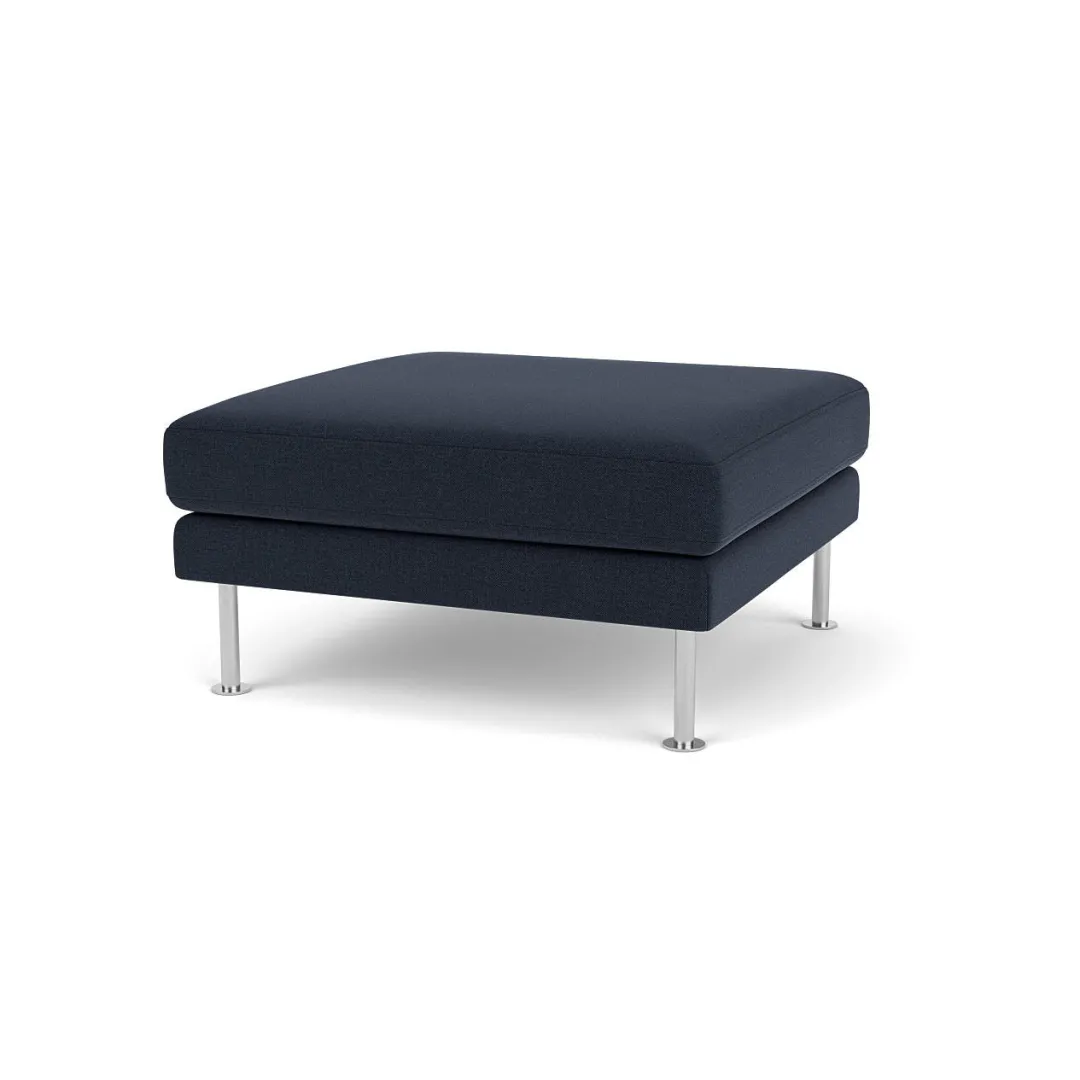 Unit10 L42 Firhøj - Puf - Stål - Dark Blue (36)- 3 Personers Sofa|2,5 Personers Sofa