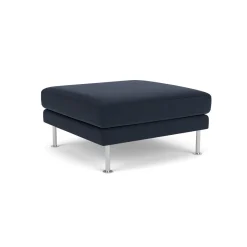 Unit10 L42 Firhøj - Puf - Stål - Dark Blue (36)- 3 Personers Sofa|2,5 Personers Sofa