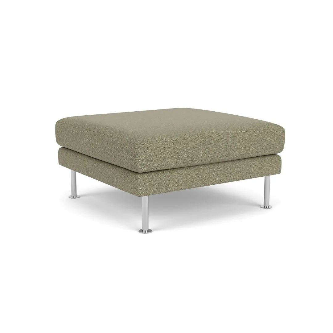 Unit10 L42 Firhøj - Puf - Stål - Green (58)- 3 Personers Sofa|2,5 Personers Sofa