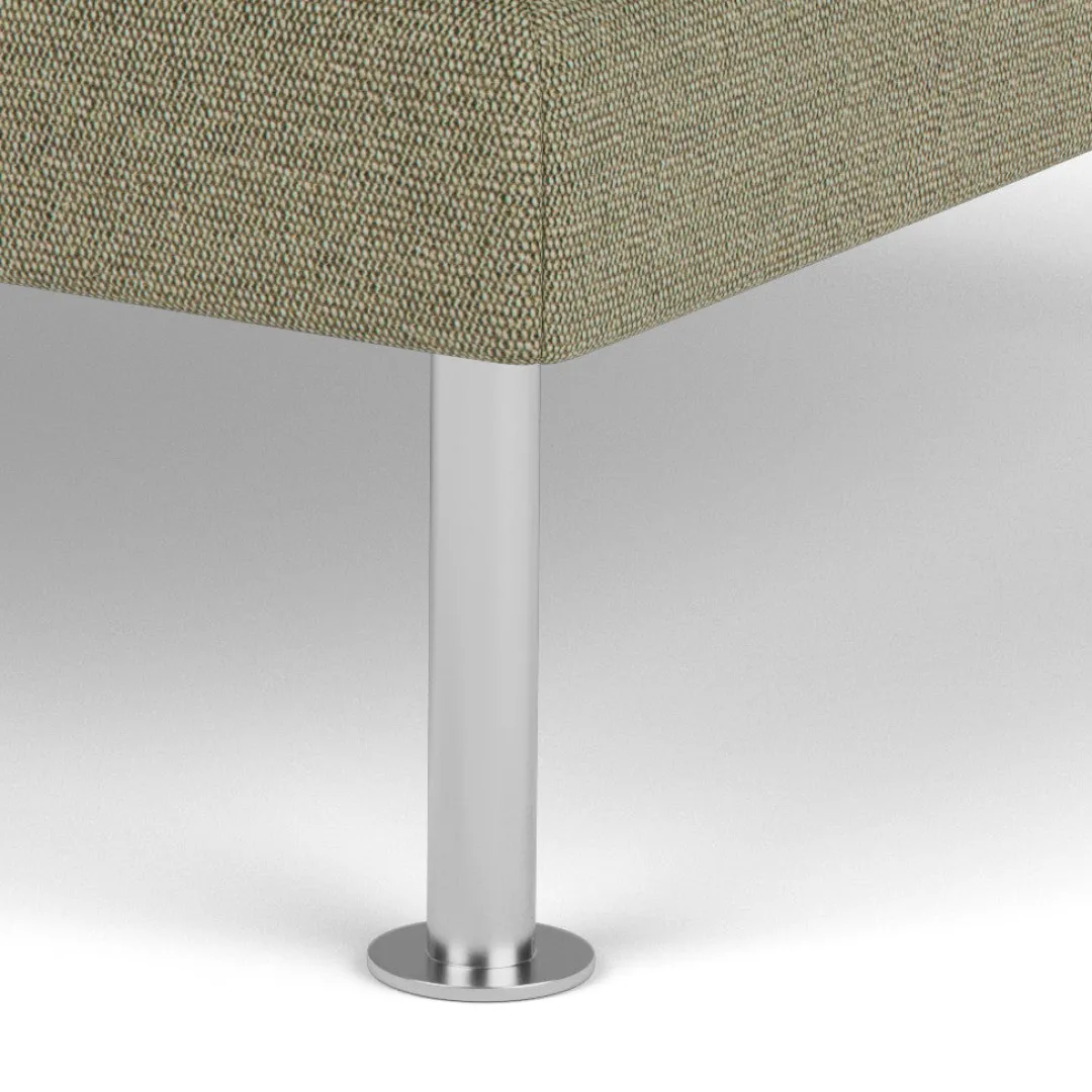 Unit10 L42 Firhøj - Puf - Stål - Green (58)- 3 Personers Sofa|2,5 Personers Sofa