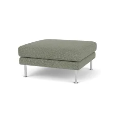 Unit10 L42 Firhøj - Puf - Stål - Green-Melange (56)- 3 Personers Sofa|2,5 Personers Sofa