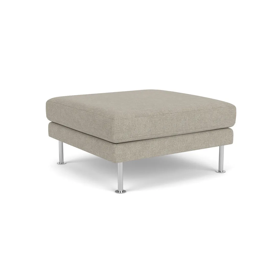 Unit10 L42 Firhøj - Puf - Stål - Light Grey (30)- 3 Personers Sofa|2,5 Personers Sofa