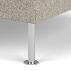 Unit10 L42 Firhøj - Puf - Stål - Light Grey (30)- 3 Personers Sofa|2,5 Personers Sofa