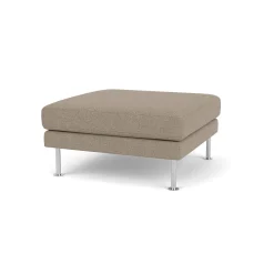 Unit10 L42 Firhøj - Puf - Stål - Light Grey (02)- 3 Personers Sofa|2,5 Personers Sofa