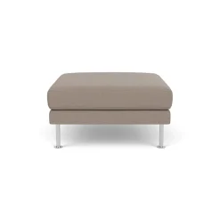 Unit10 L42 Firhøj - Puf - Stål - Stone (181)- 3 Personers Sofa|2,5 Personers Sofa