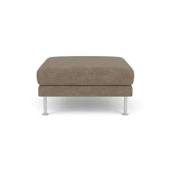 Unit10 L42 Firhøj - Puf - Stål - Taupe (233)- 3 Personers Sofa|2,5 Personers Sofa