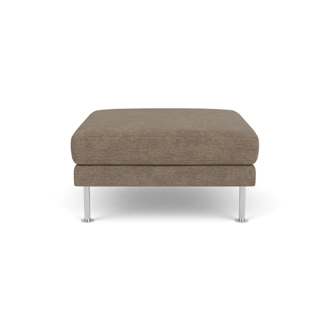 Unit10 L42 Firhøj - Puf - Stål - Taupe (233)- 3 Personers Sofa|2,5 Personers Sofa