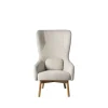 Foersom & Hiort-Lorenzen L35 Gesja - Øreklapstol - Eg - Beige- Lænestole
