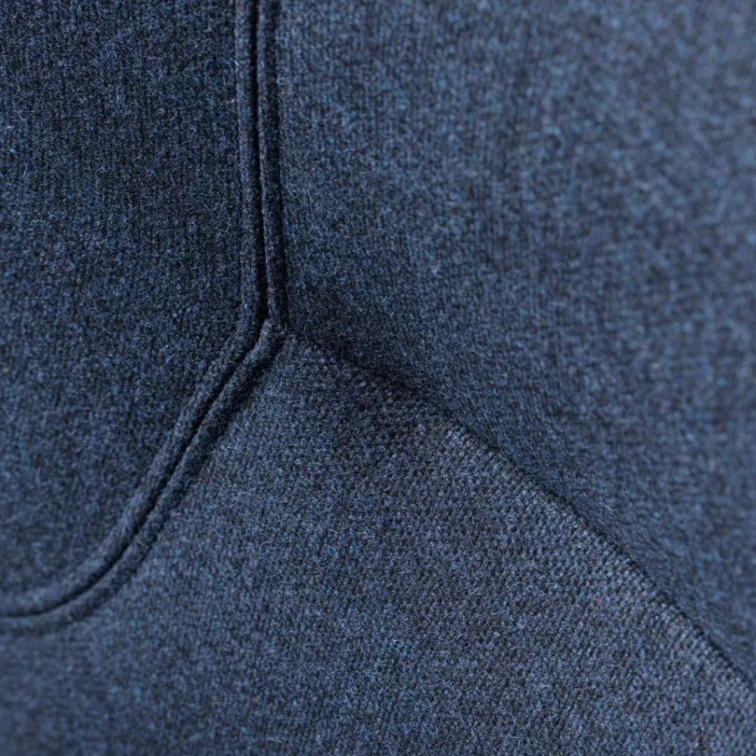 Foersom & Hiort-Lorenzen L35 Gesja - Øreklapstol - Eg - Dark Blue- Lænestole