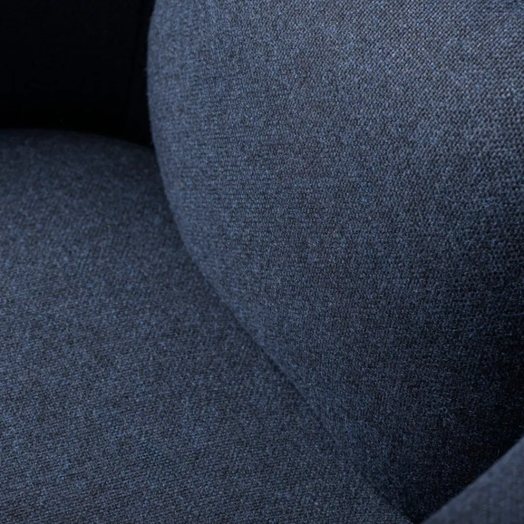 Foersom & Hiort-Lorenzen L35 Gesja - Øreklapstol - Eg - Dark Blue- Lænestole