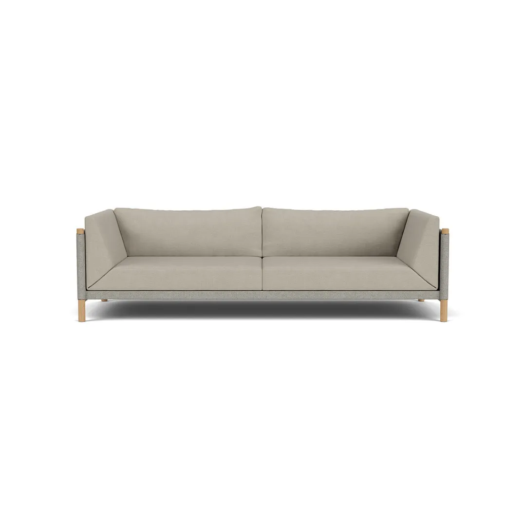 Karnov & Mahler L48 Moesgaard - 3 pers. sofa - Light Beige/White- 3 Personers Sofa