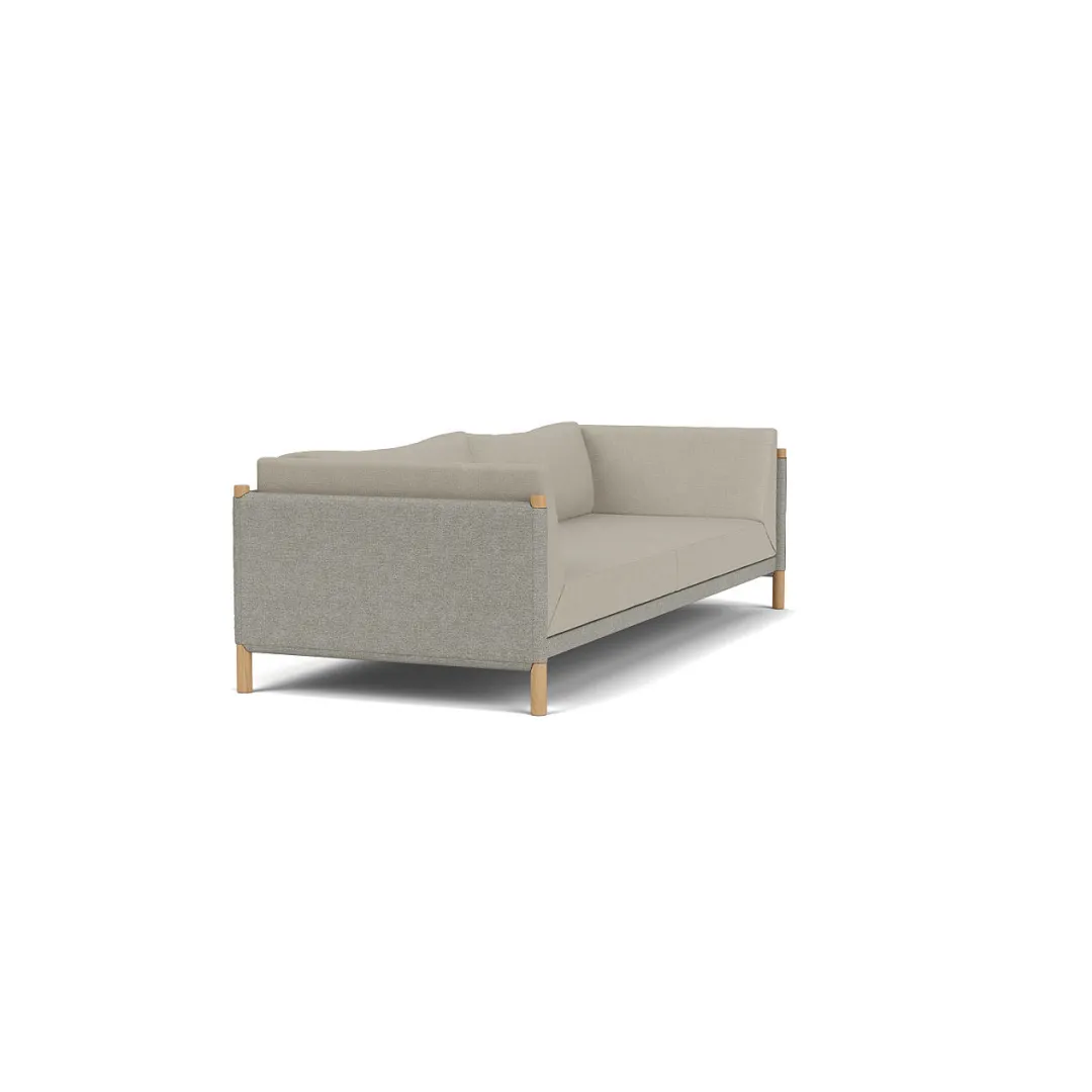Karnov & Mahler L48 Moesgaard - 3 pers. sofa - Light Beige/White- 3 Personers Sofa
