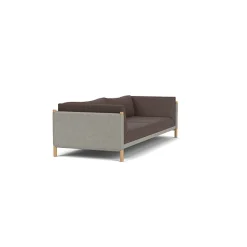 Karnov & Mahler L48 Moesgaard - 3 pers. sofa - Light Brown/Black- 3 Personers Sofa