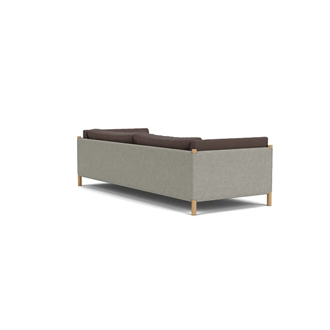 Karnov & Mahler L48 Moesgaard - 3 pers. sofa - Light Brown/Black- 3 Personers Sofa