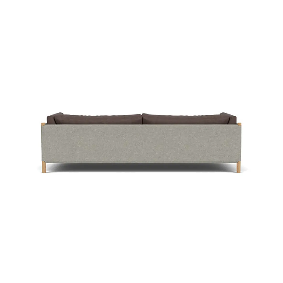 Karnov & Mahler L48 Moesgaard - 3 pers. sofa - Light Brown/Black- 3 Personers Sofa