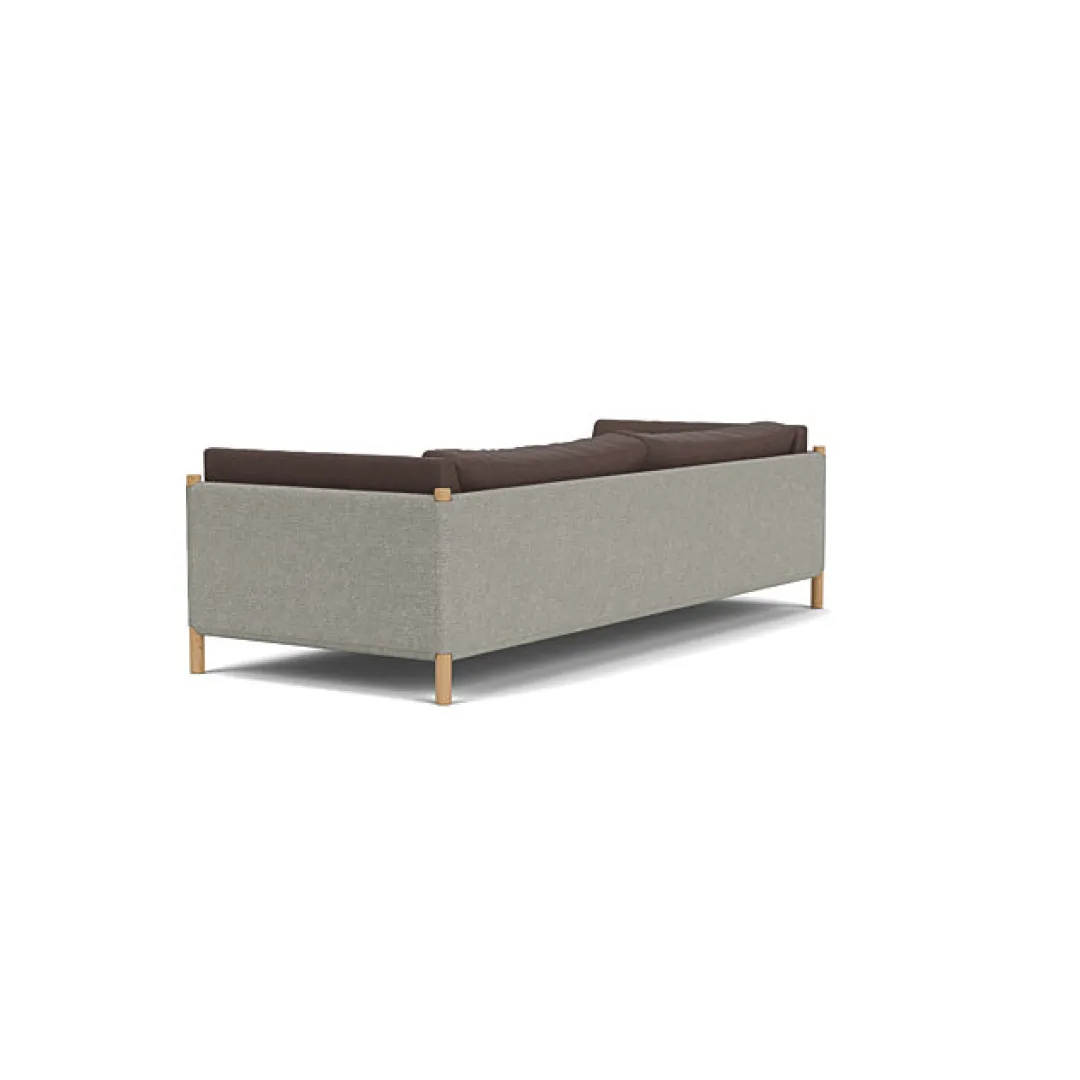 Karnov & Mahler L48 Moesgaard - 3 pers. sofa - Light Brown/Black- 3 Personers Sofa